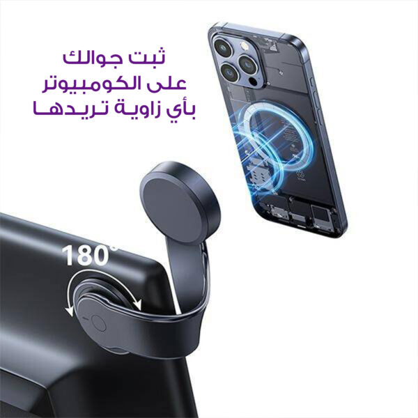 ⁦• شاحن ومسند هاتف لاسلكي متين من Denex⁩ - الصورة ⁦6⁩